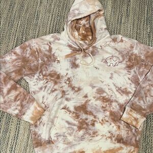 Ivory Ella Pink Elephant Tie-Dye Hoodie